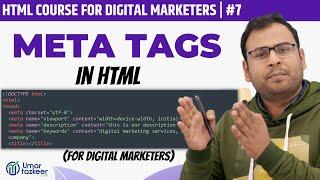 What are Meta Tags | Important Meta Tags for SEOs | HTML Course | #7