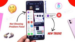 Realme UI Background Stream Not Showing Problem Fixed | Enable Background Stream Features In Realme