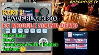 M-VAVE BLACKBOX FX MODULE (Gate, Boost, Compressor) Sound Demo