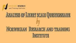 THE BEST WAY TO ANALYSE YOUR  LIKERT SCALE QUESTIONNAIRE for Ph.D and Masters students