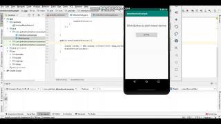 Intent Service Basic Example code in Android Studio