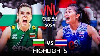  THAILAND vs BULGARIA  | Highlights | Women's VNL 2024