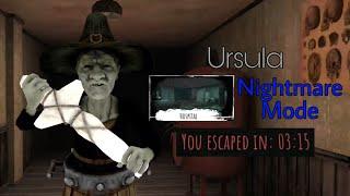 Eyes - The Horror Game - Ursula Hospital Nightmare Mode in 3 Minutes 15 Seconds