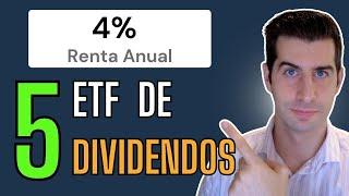 5 ETFs para VIVIR de DIVIDENDOS en 2025