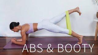 15 MIN ABS & BOOTY BAND WORKOUT || At-Home Pilates