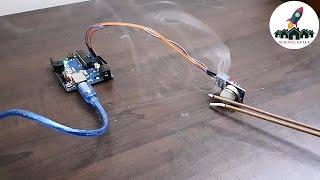 Smoke detection with MQ-2  Gas sensor using ARDUINO UNO