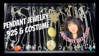 Pendant Jewelry - 925 & Costume