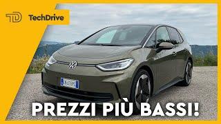 VOLKSWAGEN ID3 ABBASSA I PREZZI! Prime IMPRESSIONI di GUIDA