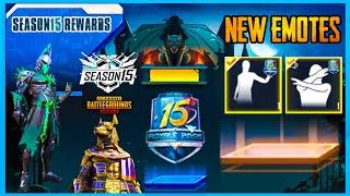 SEASON 15 ROYAL PASS EMOTES AND NEW COLLABORATION OF PUBG MOBILE ( SEASON 15 UPDATE )