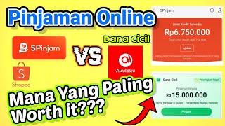 SPinjam VS Akulaku || Pinjaman Online Cepat Cair Mana yang Worth it (Review Lengkap)