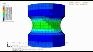 Abaqus ductile damage and fracture (with element deletion)