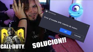 ERROR AL INSTALAR APK | CALL OF DUTY MOBILE EMULADOR GAMELOOP | SOLUCIÓN UPDATE SEASON 13 2021