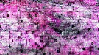 Wavy Pink Geometry and Abstract Cube Brick Pattern 4K Motion Background for Edits