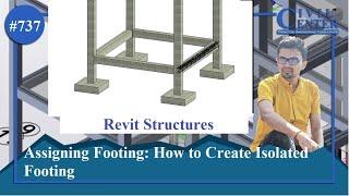 Revit Structure: How to Create Isolated Footing|| Assigning Foundation