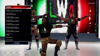 WWE 2K24 All Available Entrances Team Trio Motions List Featuring LWO's Entrance