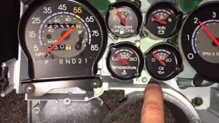 Monte SS gauge cluster conversion to Dakota Digital