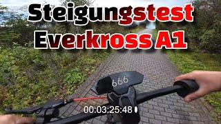 Evercross A1 Steigungstest