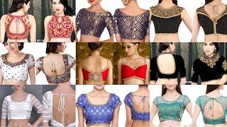 Latest trendy saree blouse designs 2021 | blouse back neck designs | designer blouse for silk saree