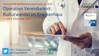 „Erfolgsfaktor Familie“ 2020: „Operation Vereinbarkeit: Kulturwandel im Krankenhaus“