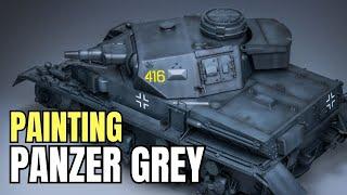 Airbrushing Panzer Grey: Step-by-Step Painting Tutorial. Tamiya 1/35