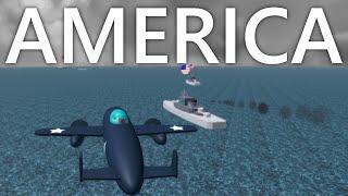 AMERICAN VICTORY in Roblox Naval Warfare