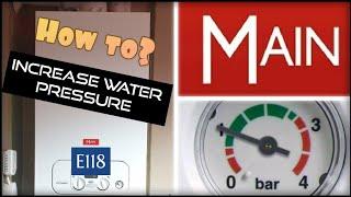 Increase Low Pressure Main Eco Compact Boiler - *Flashing E118*