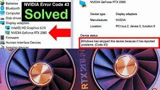 Fix: Windows encountered a problem during Graphics Driver installation | NVIDIA Error Code 43