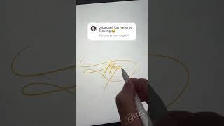 Taeyong — #ralitshaa #ralitshaasignature #signature #lettering #share  #nct #shortsvideo #shorts