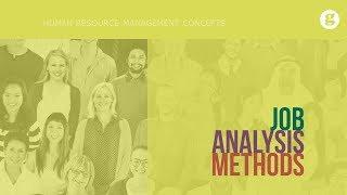 Job Analysis Methods