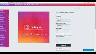How to buy instagram mass dm service