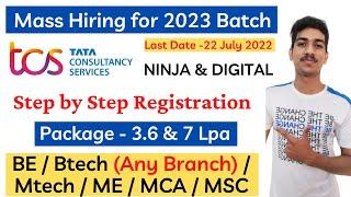 TCS Off Campus Drive for 2023 Batch | TCS Ninja & Digital |TCS Recruitment 2022 |TCS Freshers Hiring