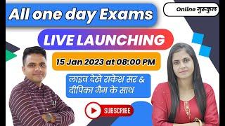 Live launching Online Gurukul youtube channel by Rakesh sir&Deepika mam for haryana,hcs and all exam