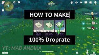 How To Make Fungal Spores 100% Drop Rate On Genshin Impact