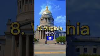 Top 10 US States with the Highest Asian Indian Population #shorts #shortsvideo #usa #india #viral