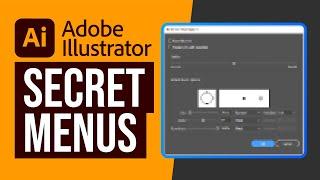 SECRET MENUS in Adobe Illustrator