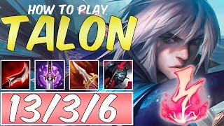 HOW TO PLAY TALON SEASON 10 | BEST Build & Runes | Season 10 Talon guide | League of Legends