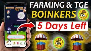 How to play boinkers | Explore Boinkers Token ~ Boinkers Listing Price: Tap-To-Earn crypto airdrop