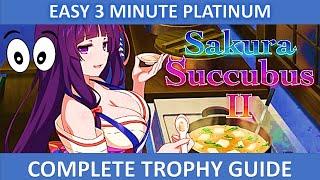 Sakura Succubus 2 100% Platinum Walkthrough Trophy & Achievement Guide