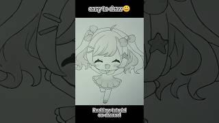 easy drawing tutorial for beginner #animedrawing #kyseart #short