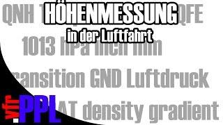 vfr.PPL - Höhenmessung in der Luftfahrt