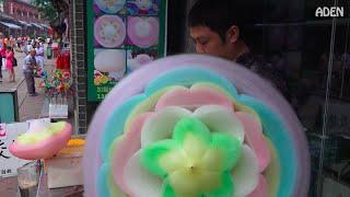 Cotton Candy Flower - the biggest in the world / 綿菓子 / 솜사탕 / Zuckerwatte / Algodón de Azúcar