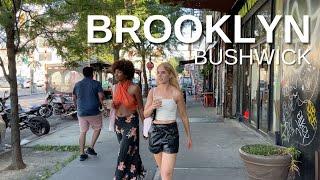 NEW YORK CITY Walking Tour [4K] BROOKLYN - BUSHWICK