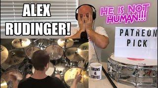 Drum Teacher Reacts: ALEX RUDINGER - 'Xenochrist' Drum Playthrough | (2020 Reaction)