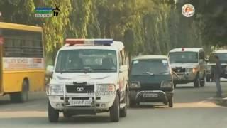 HYD : YS Jagan convoy reaches Rajbhavan to meet Governor E.S.L.Narasimhan - 20th Dec 2016