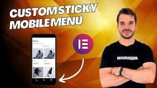 Elementor Custom Sticky Mobile Menu