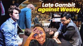 Magnus Carlsen comes late to the game, but Wesley So doesn't start the clock!