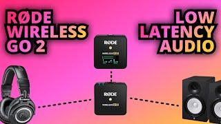 How to get low-latency wireless audio using Røde Wireless GO ii