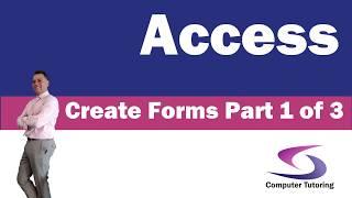 Using Form Wizard in Access 2016 - Creating an Access database