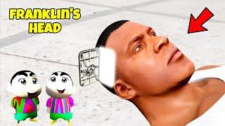 GTA 5 : SHINCHAN AND PINCHAN ENTERING INSIDE FRANKLIN'S HEAD 