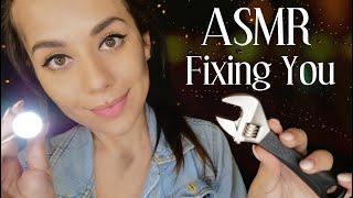 ASMR I fix you | ASMR Mechanic-Girl will repair you (Whisper, scratching sounds, brush sound)